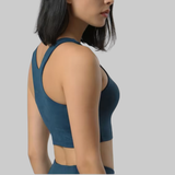 Lanie Sports Bra (Blue)