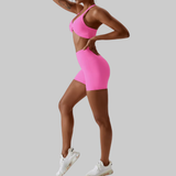 Evelyn Sports Bra (Pink)