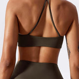 Evelyn Sports Bra (Brown)
