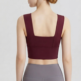 Maria Sports Bra (Dark Red)