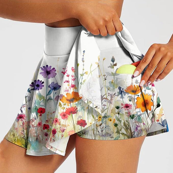 Riza Tennis Skirt (Purple)