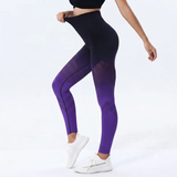 Lucy Seamless Leggings (Dark Purple)