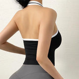 Abigail Tank (Black white)
