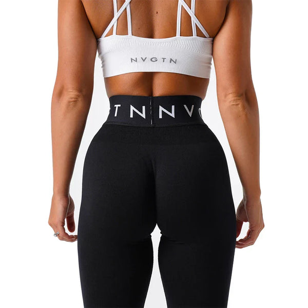Ava Sport Seamless Leggings (Black)