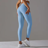 Celine Yoga Leggings (Sky Blue)