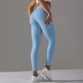 Celine Yoga Leggings (Sky Blue)