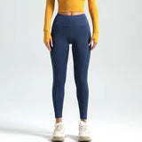 Emilia Yoga Pants (Deep Blue)