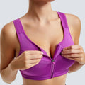 Charlotte Sports Bra (Purple)