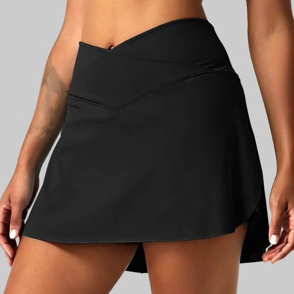 Pamela Tennis Skirt (Black)