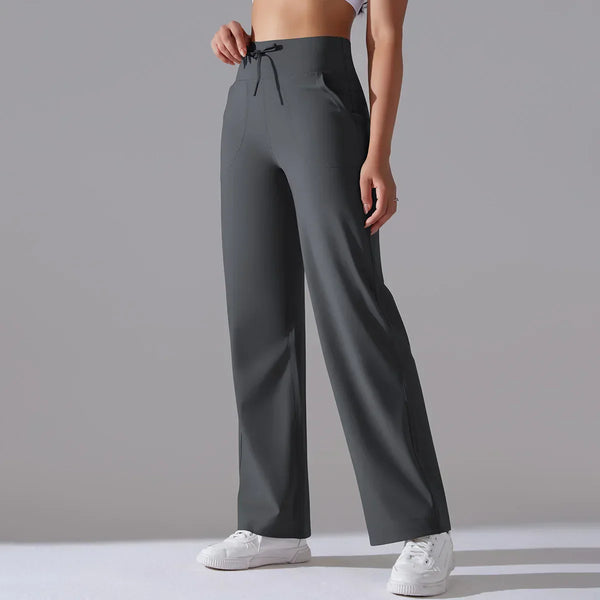 Elena Yoga Sweatpants (Dark Gray)