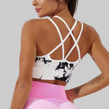 Aya Sports Bra (Black and white)