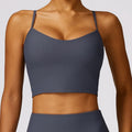 Jessie Sports Bra (Blue gray)