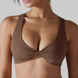 Stella Sports Bra (Brown)
