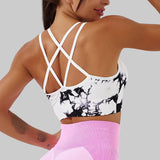 Aya Sports Bra (Black and white)