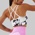Aya Sports Bra (Black and white)