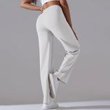 Elena Yoga Sweatpants (Light Gray)