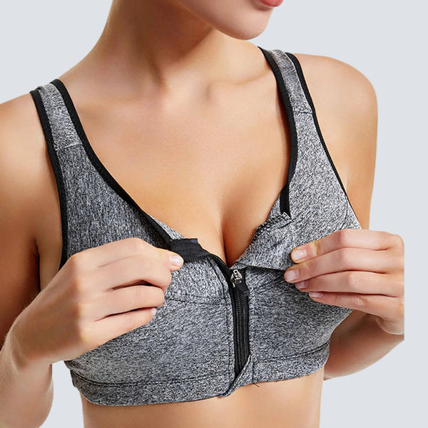 Charlotte Sports Bra (Gray)