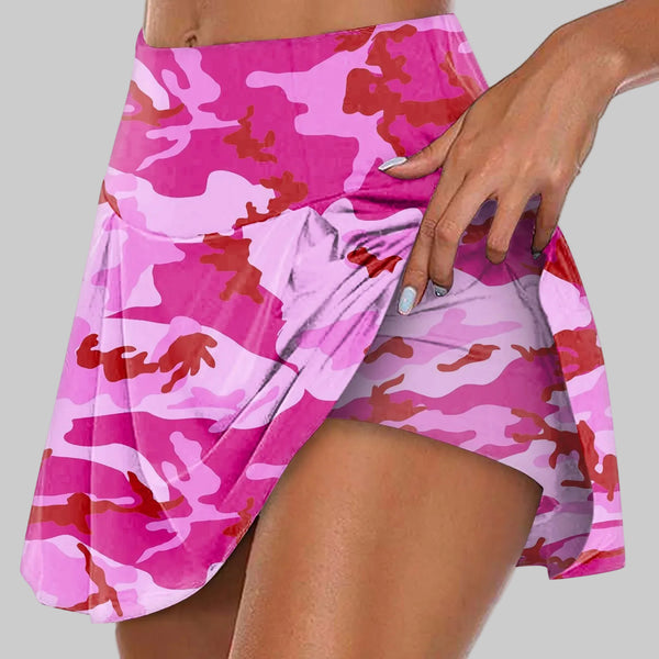 Jamie Tennis Skirt (Hot Pink)