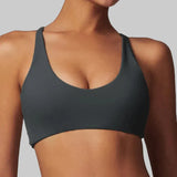 Brielle Sports Bra (Dark Gray)