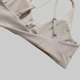 Brielle Sports Bra (Light Gray)