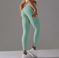 Celine Yoga Leggings (Aqua Green)