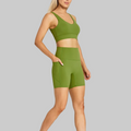 Marian Yoga Shorts (Chili green)