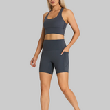 Marian Yoga Shorts (Gray)