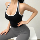 Abigail Tank (Black white)