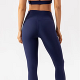 Olivia One Shoulder Sports Bra (Blue)
