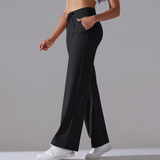 Elena Yoga Sweatpants (Black Curve)