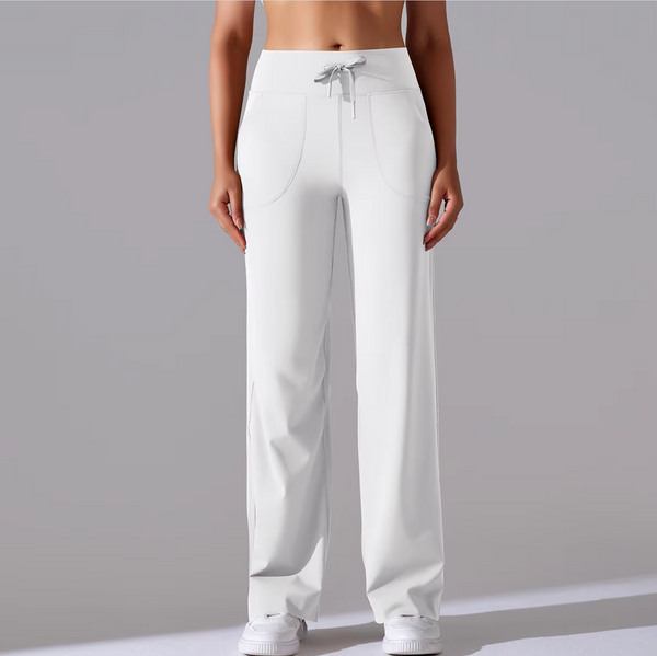 Elena Yoga Sweatpants (Light Gray)
