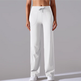 Elena Yoga Sweatpants (White)