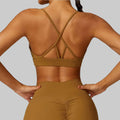 Janet Sports Bra (Brown)