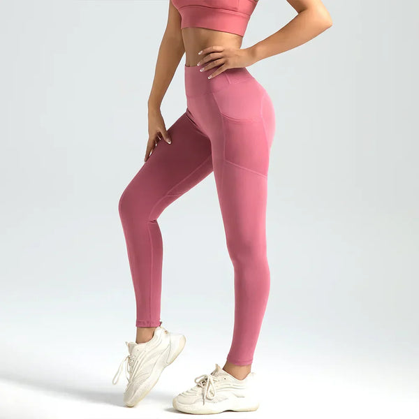 Emilia Yoga Pants (Pink)