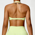 Sarah Sports Bra (Yellow Green)