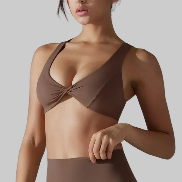 Stella Sports Bra (Brown)
