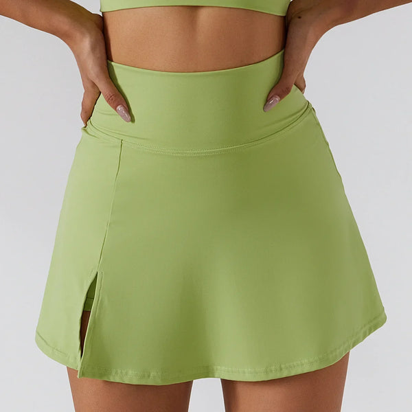 Michelle Tennis Skirt (Grass Green)